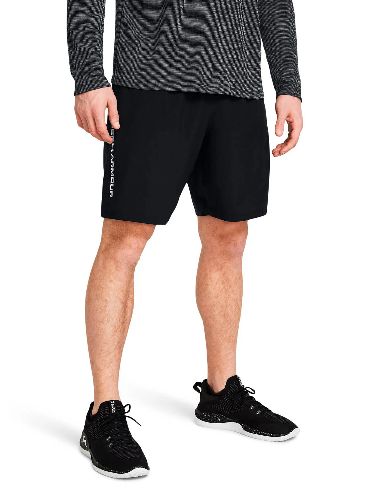 Short Hombre Training Tech Woven Wordmark Negro