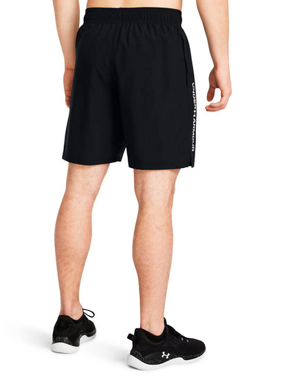 Short Hombre Training Tech Woven Wordmark Negro