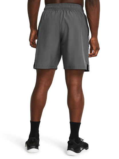 Short Hombre Training Woven Wordmark Gris