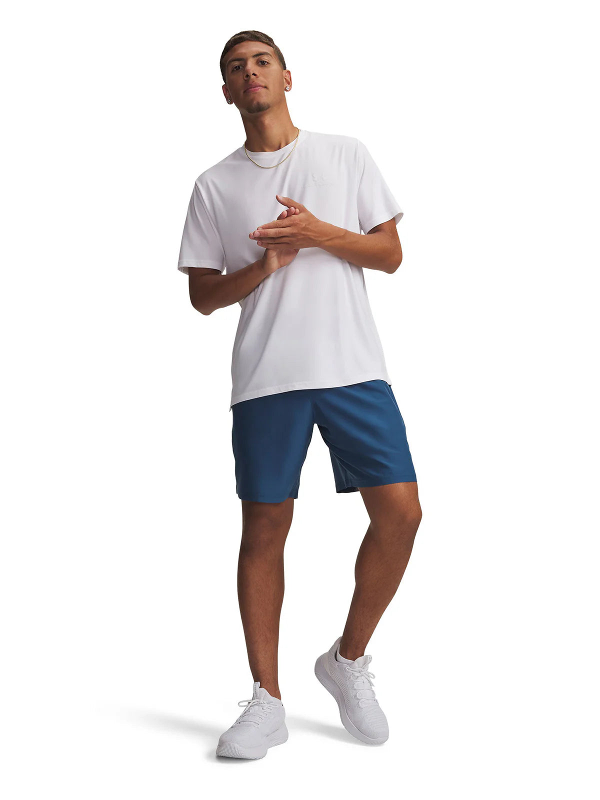 Short Hombre Training Tech Woven Wordmark Azul