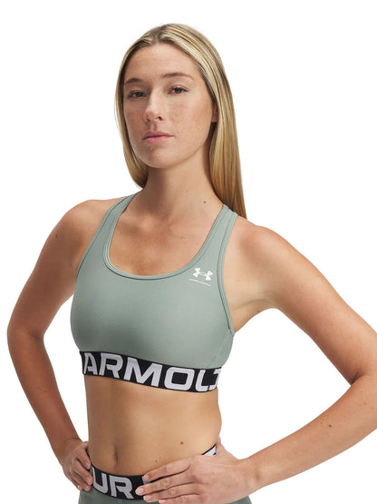Polera Mujer Peto Entrenamiento HeatGear Armour Mid Branded Verde