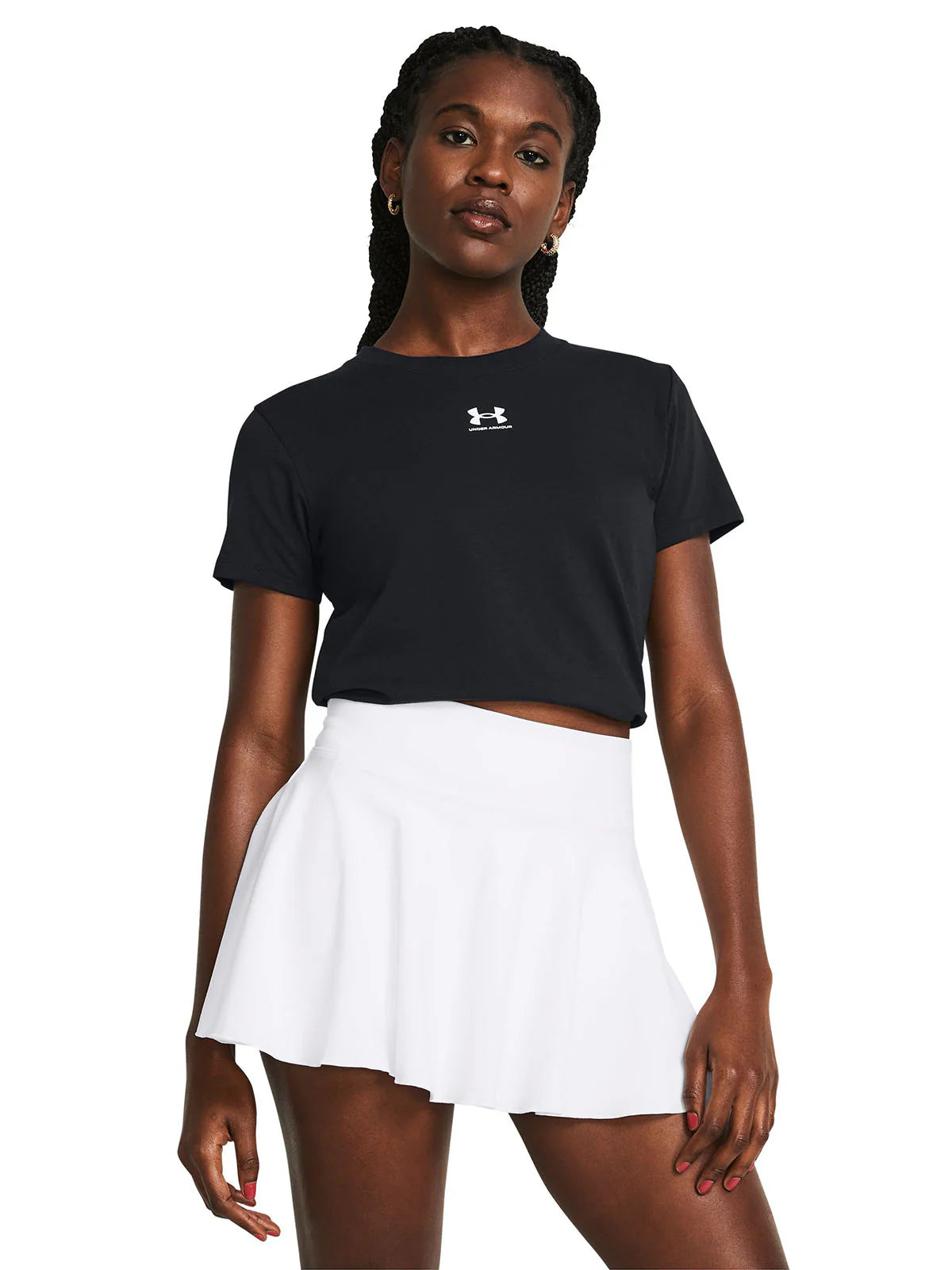 Polera Mujer Manga Corta Lifestyle Negro