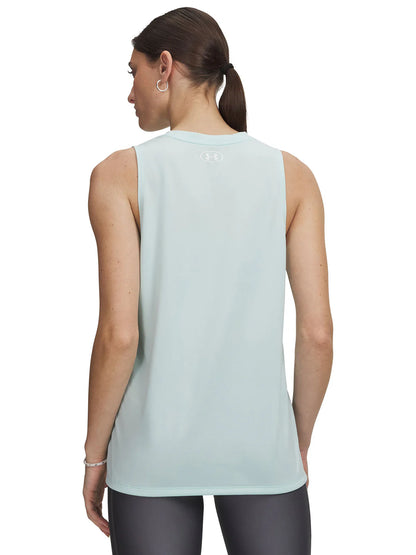 Polera Mujer Sin Mangas Training Tech Tank Solid Verde