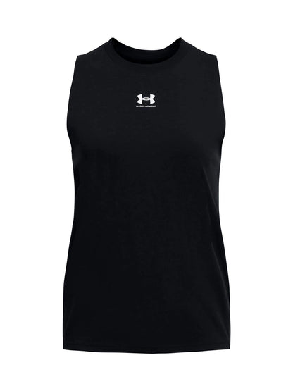 Polera Mujer sin Mangas Lifestyle Off Campus Muscle Negra