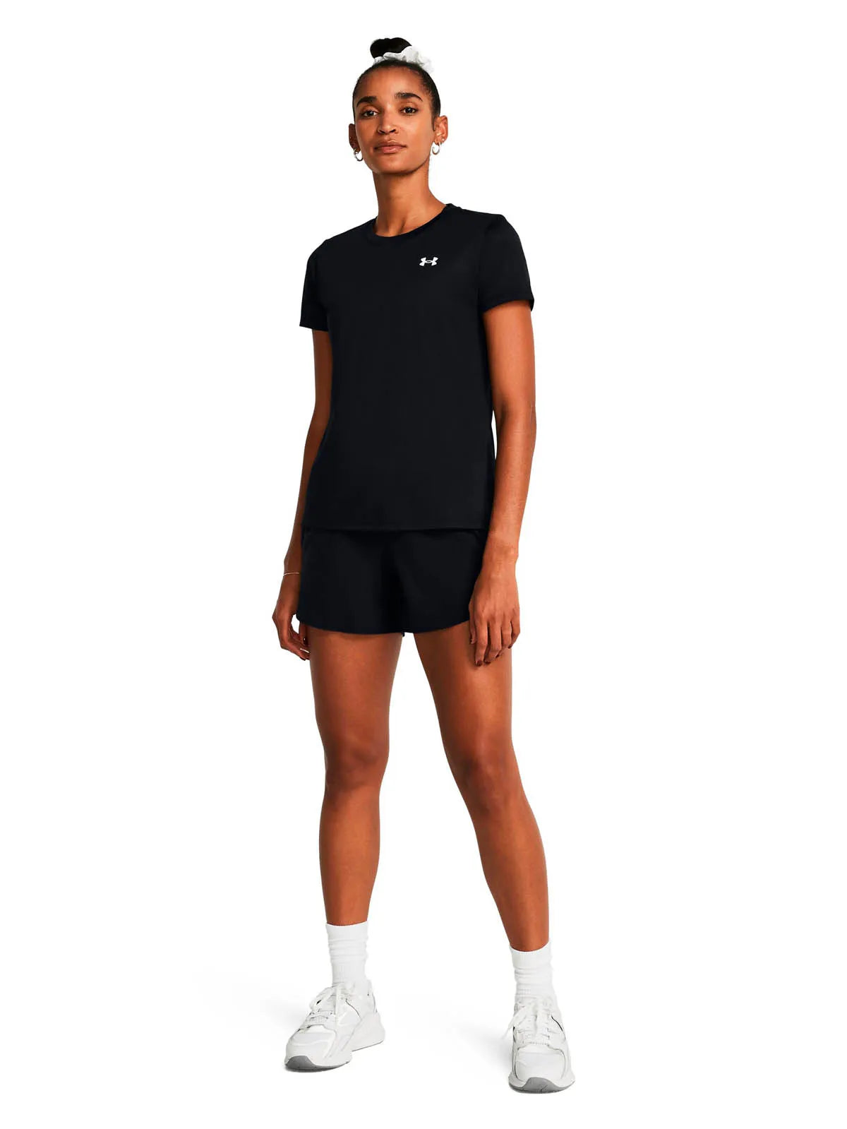 Polera Mujer Tech Twist Negra
