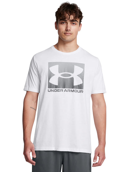 Polera Hombre Manga Corta Lifestyle Boxed Sportstyle White