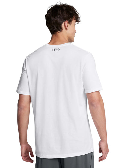 Polera Hombre Manga Corta Lifestyle Boxed Sportstyle White