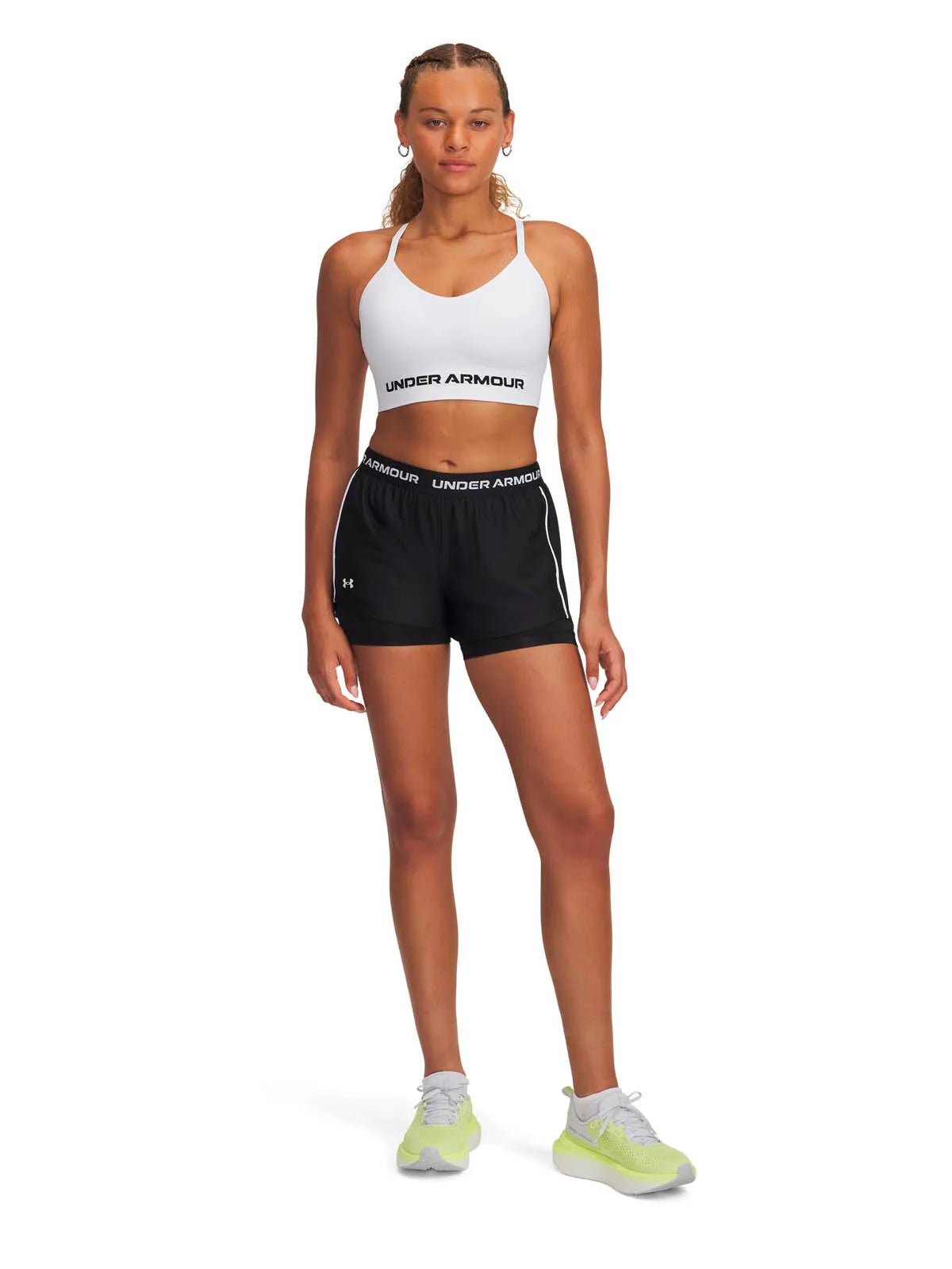 Shorts Mujer Tech Play Up 2-In-1 Negro