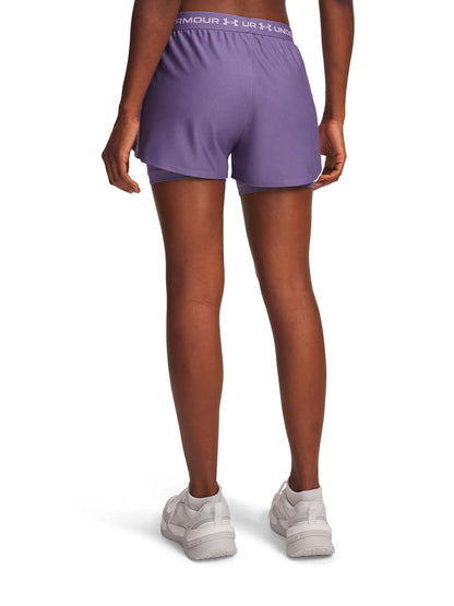 Short Mujer Training Tech Play Up 2-in-1 Morado