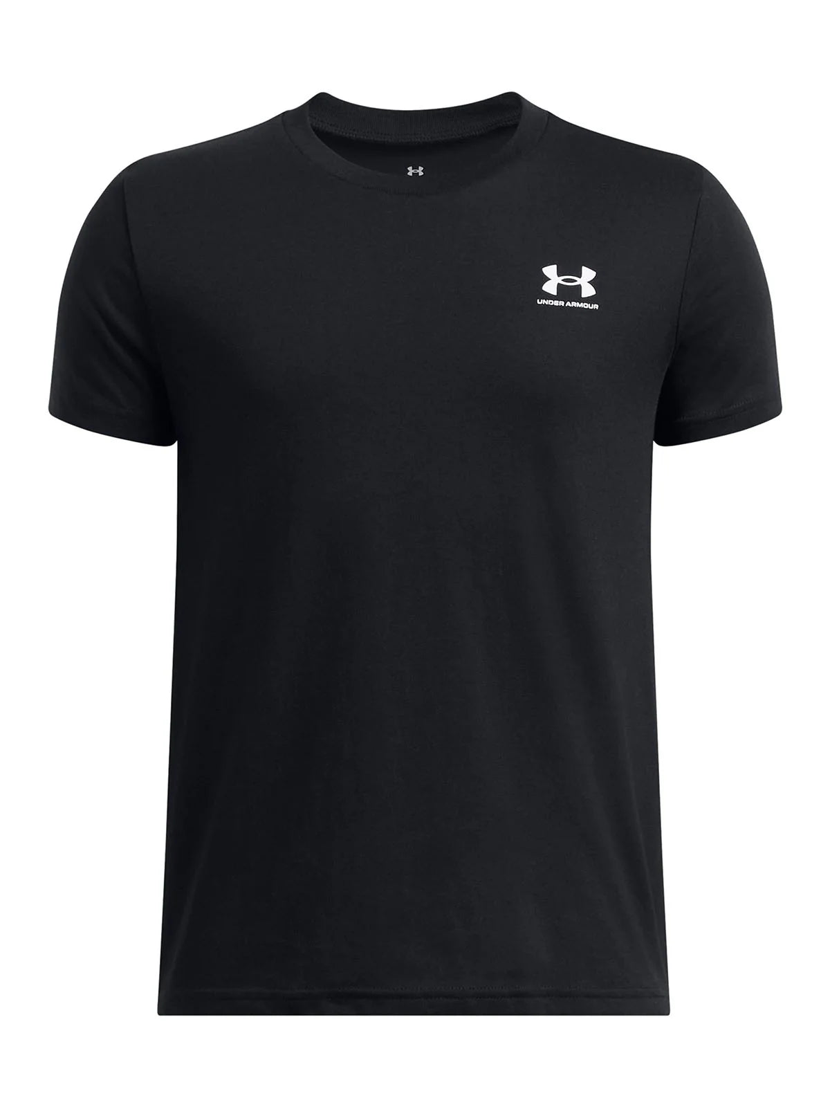 Polera Niño Manga Corta Lifestyle Sportstyle Negra