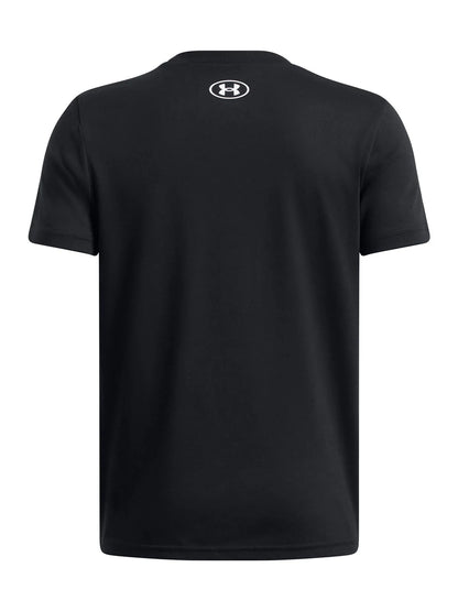 Polera Niño Manga Corta Lifestyle Sportstyle Negra