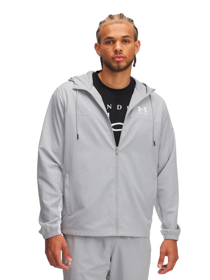 Cortaviento Hombre Deportivo Gris