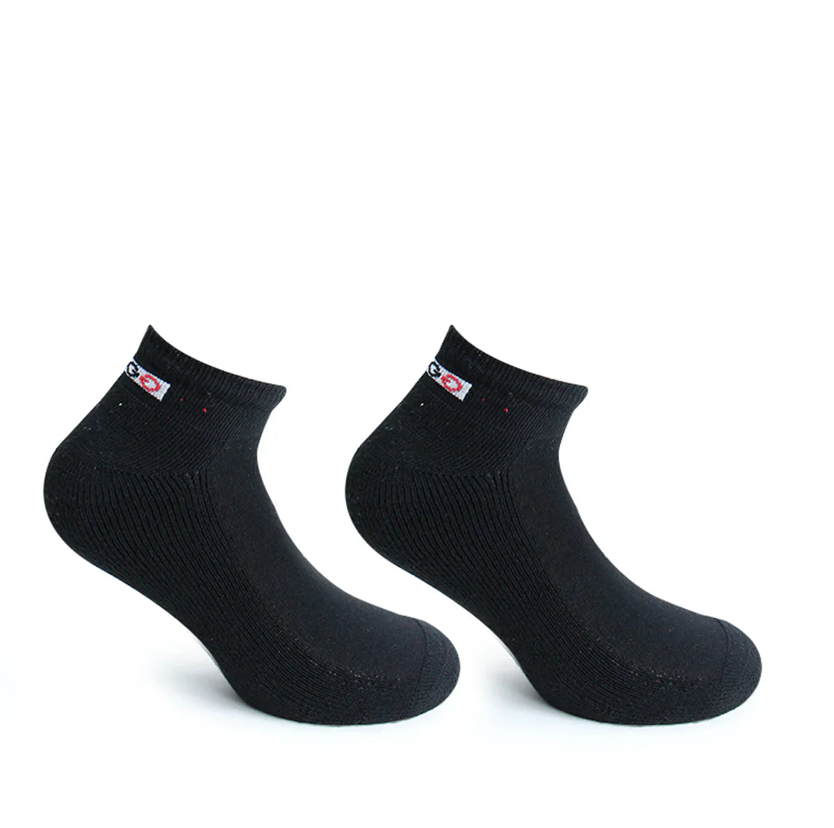 calcetín-hombre-4-pares-algodón-deportivo-largo-0/4-negro