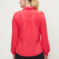 Blusa Mujer Camisera Con Roll Up Coral