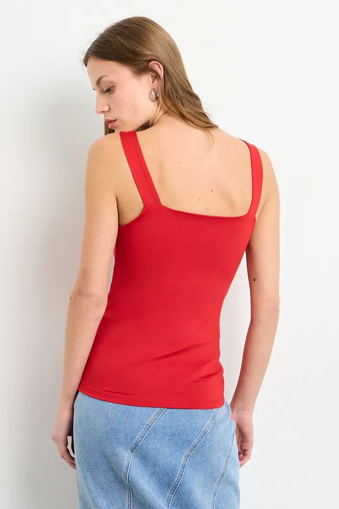 Polera Mujer Suplex 2x1 Coral