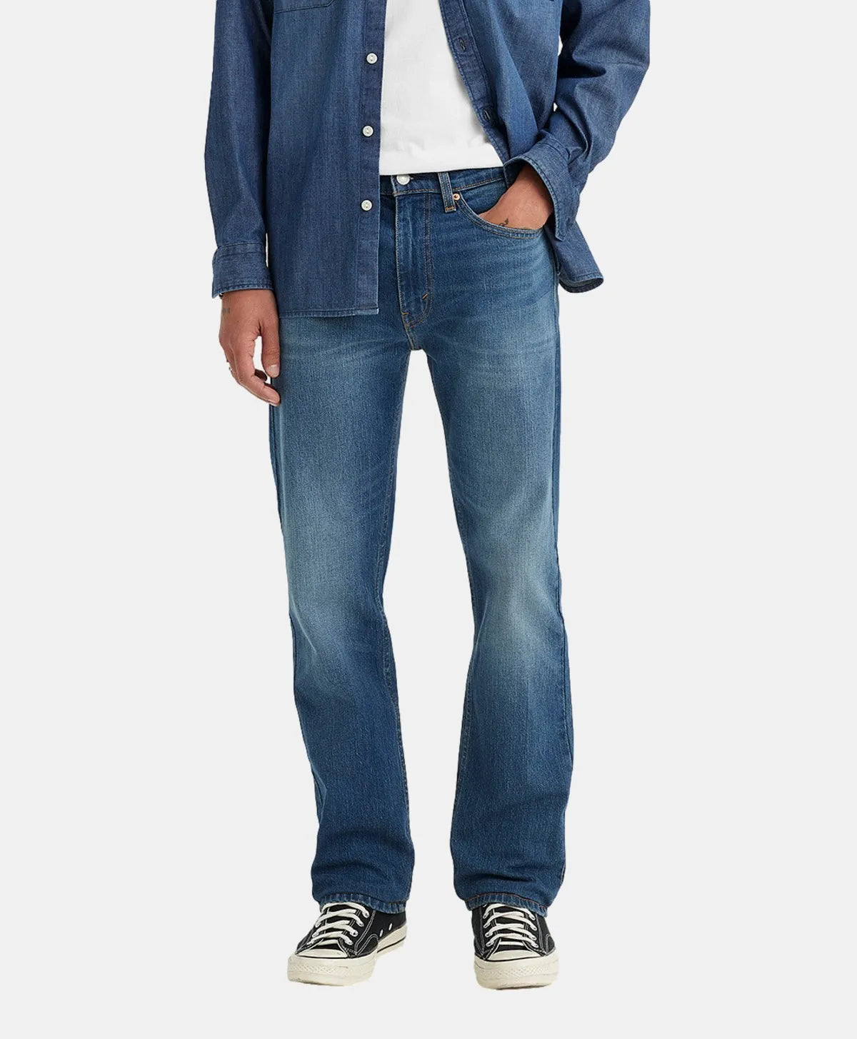 Jeans Hombre Levi's 505 Regular Azul