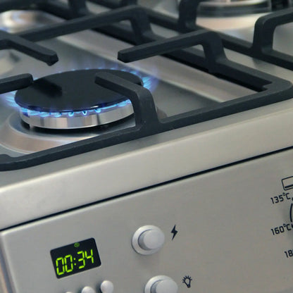 Cocina 4 Quemadores con Horno – Acero Inoxidable