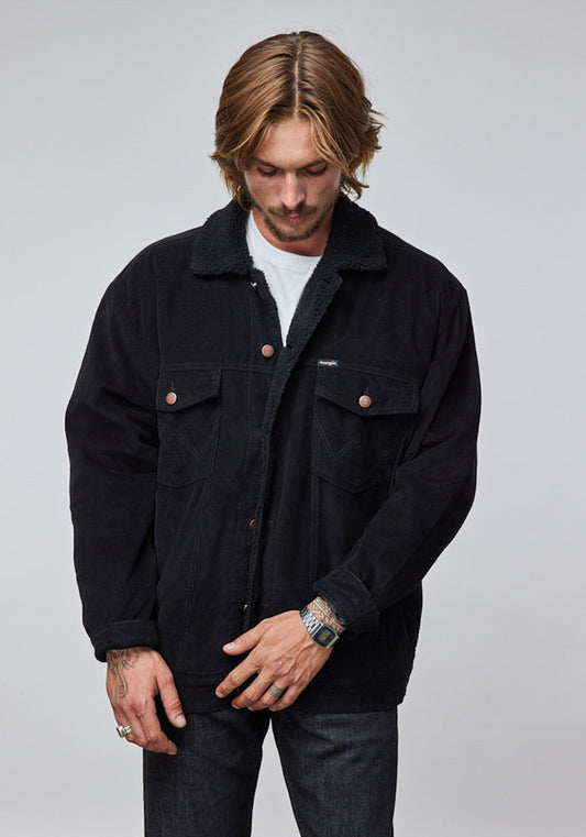 Chaqueta Hombre Cotelé Negra