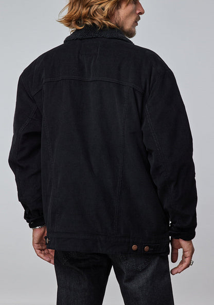 Chaqueta Hombre Cotelé Negra