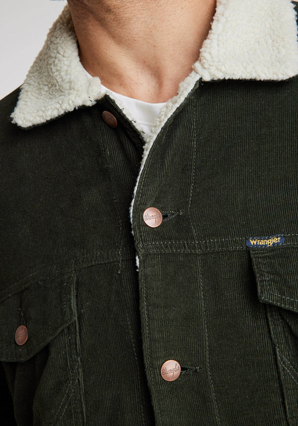 Chaqueta Hombre Cotelé Verde
