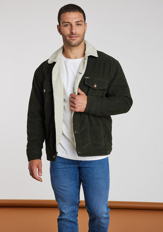 Chaqueta Hombre Cotelé Verde