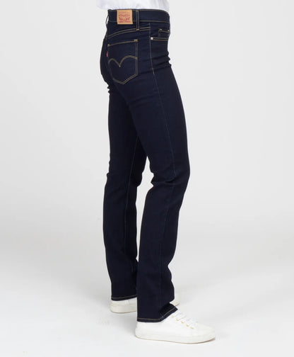 Jeans Mujer Levi's 314 Shaping Straight Azul Oscuro