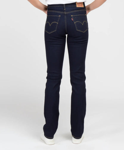 Jeans Mujer Levi's 314 Shaping Straight Azul Oscuro