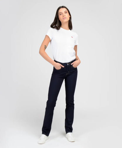 Jeans Mujer Levi's 314 Shaping Straight Azul Oscuro