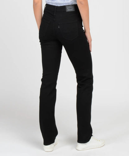Jeans Mujer Levi's 314 Shaping Straight Negro