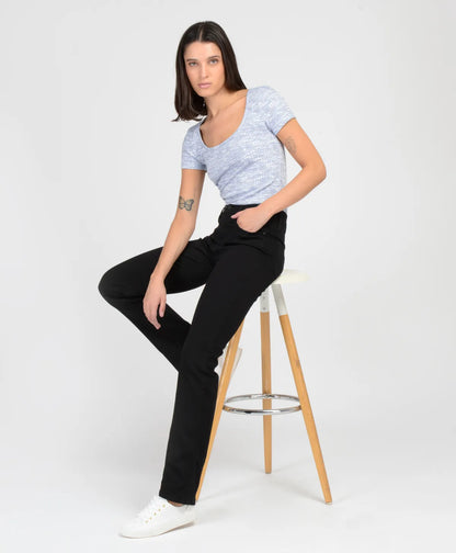 Jeans Mujer Levi's 314 Shaping Straight Negro