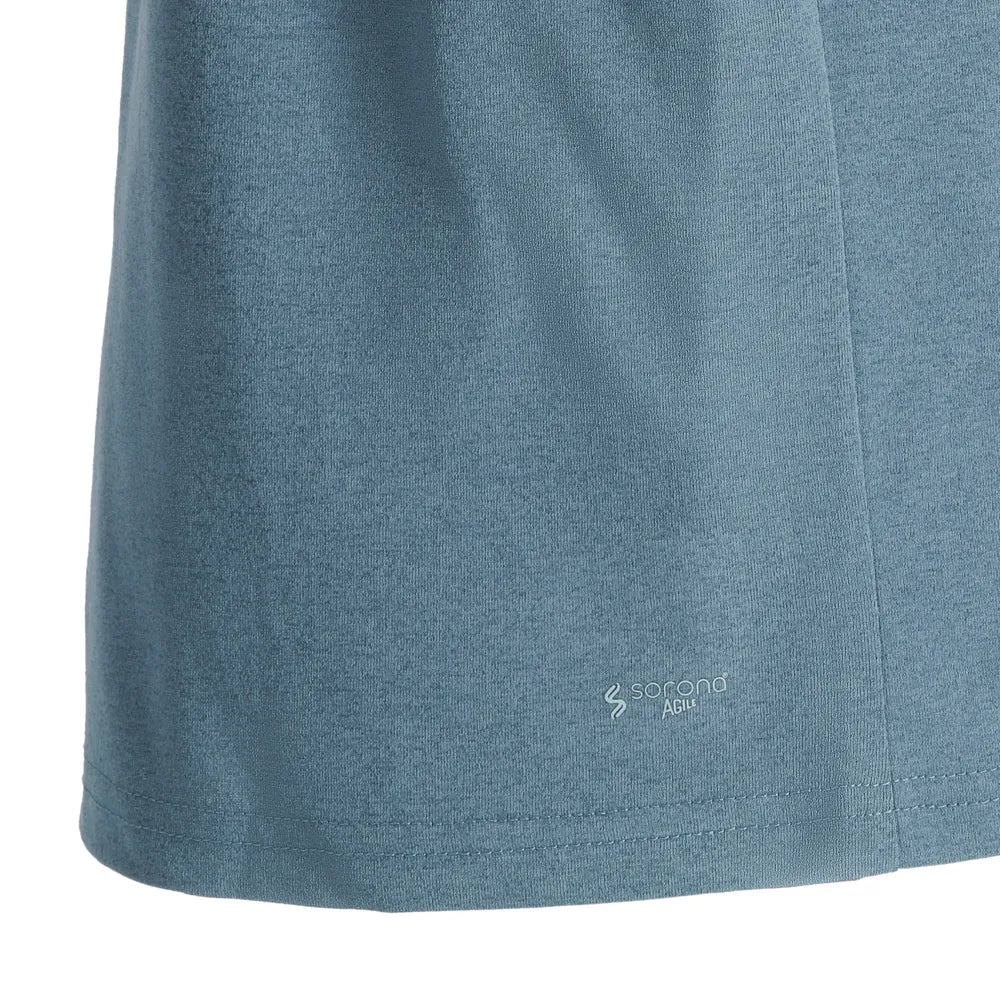 Polera Hombre Manga Corta Deportiva Tent  Gris