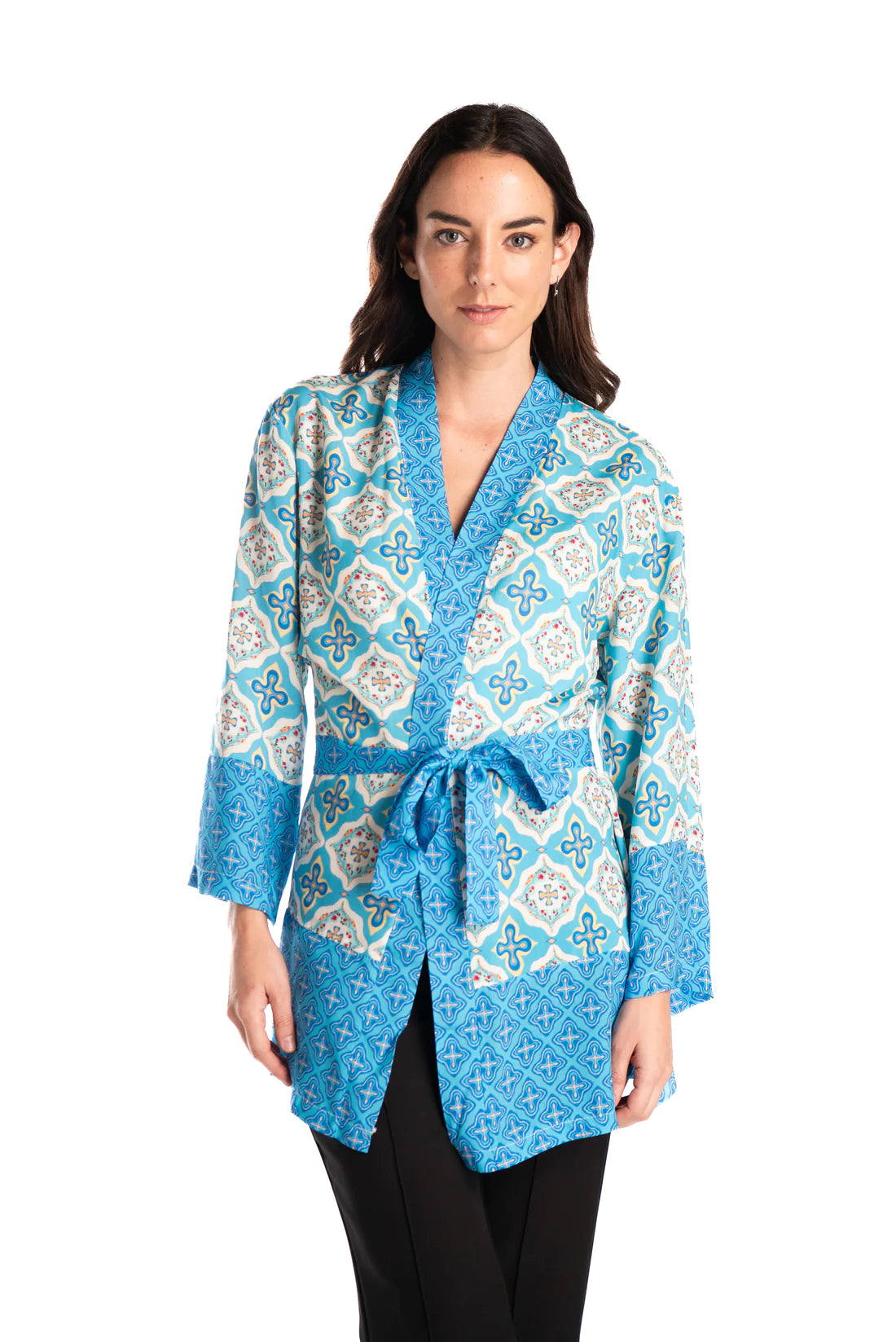 Blusa Mujer Kimono Provence Calipso