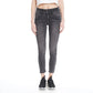 Jeans Mujer Candice Cut Tiro Medio Dark Gray