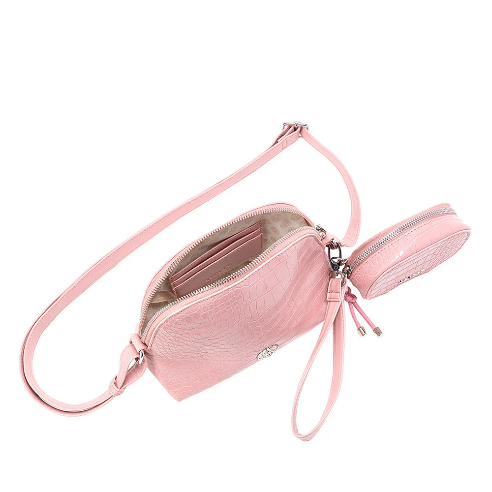 Cartera Bandolera Para Mujer Calgary Rosa