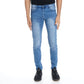 Jeans Hombre Rocknavy Skinny Five Pockets Azul