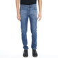 Jeans Hombre New Slim Tiro Medio Med Blue Vip