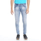 Jeans Hombre Skinny Tiro Medio Med Light Blue Wishes