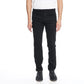 Pantalón Slim Tiro Medio Denim Negro Con Lycra