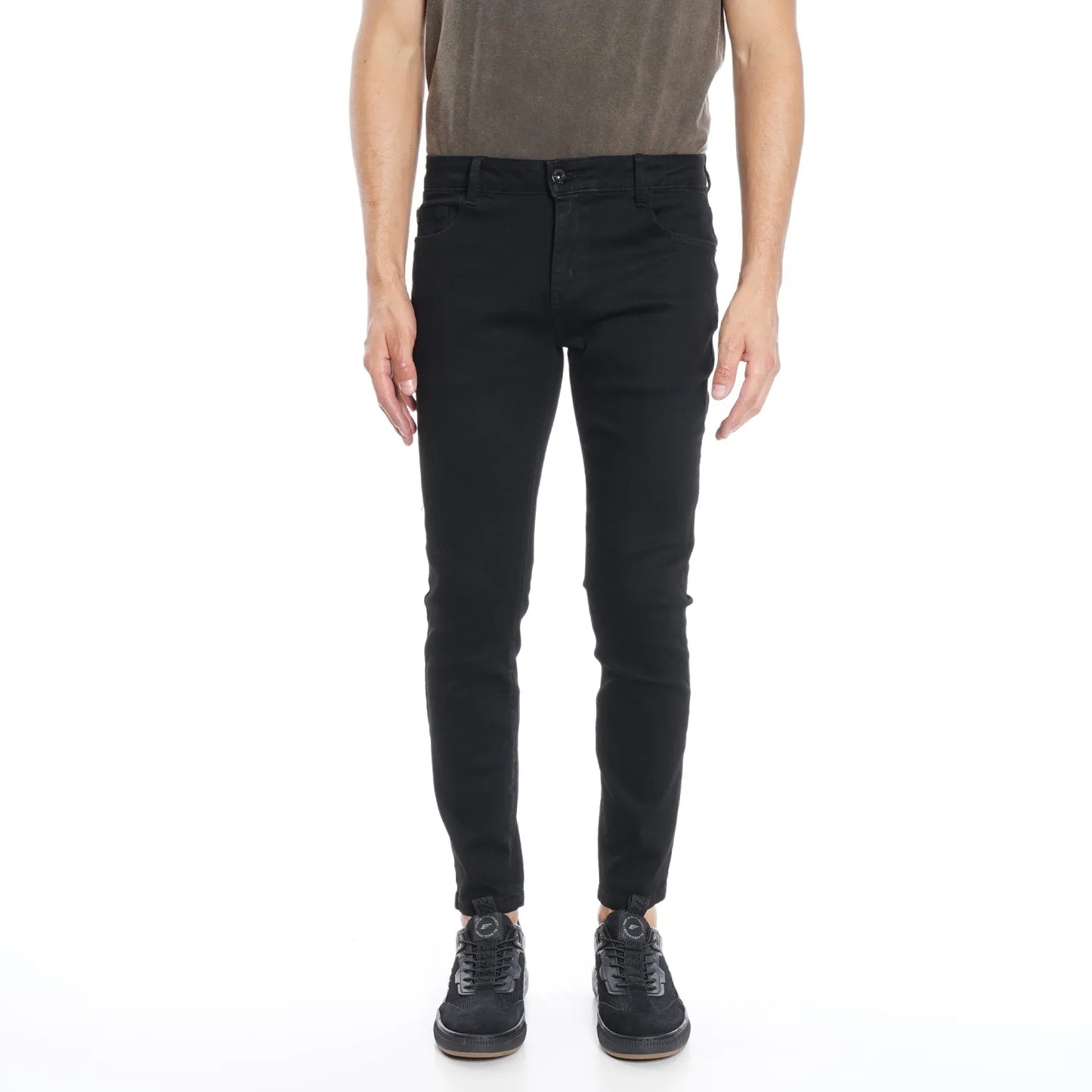 Pantalón Hombre New Skinny Tiro Bajo Black