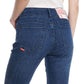 Jeans Mujer Candice Tiro Medio Dark Blue Repreve Bp