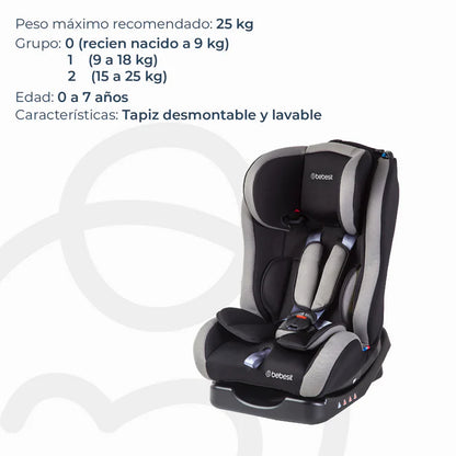 Silla de Auto Convertible Orbit Gris