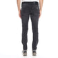 Jeans Hombre Skinny Cropped Tiro Medio Storm Elastic Cinco Bolsillos