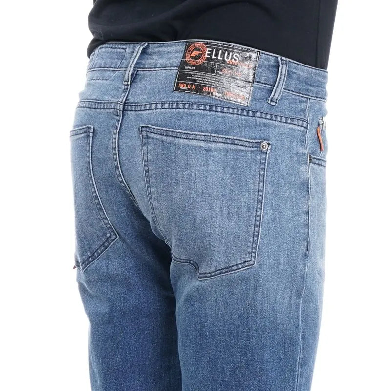 Jeans Hombre New Slim Tiro Medio Med Blue Vip