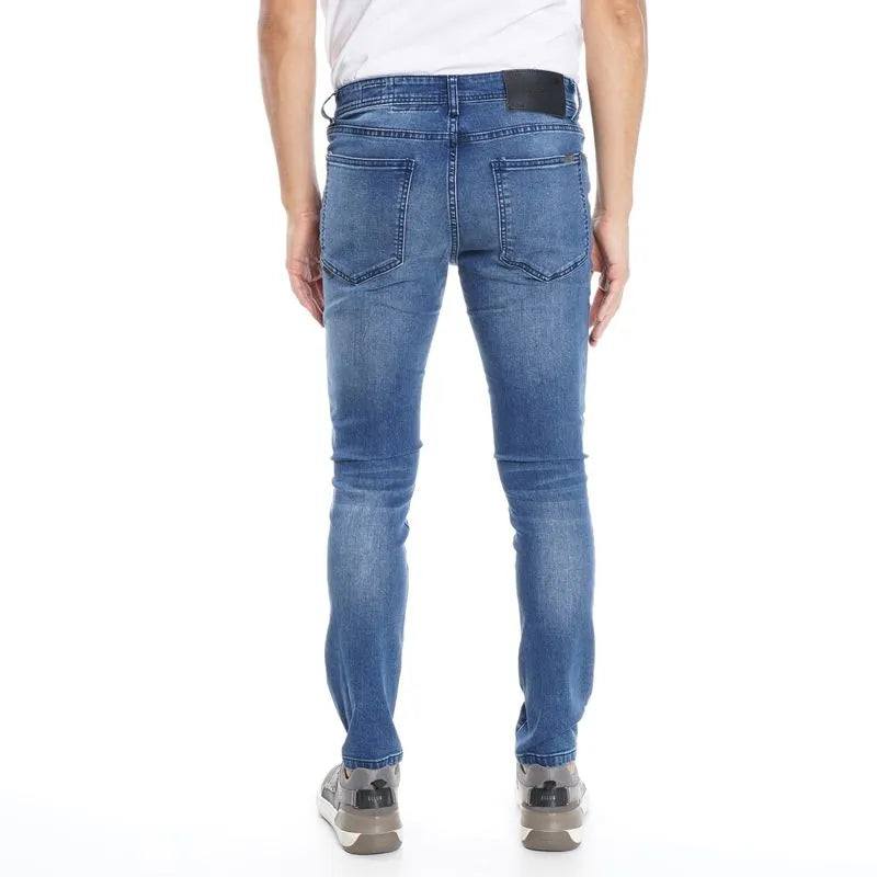 Jeans Hombre Skinny Dark Blue Five Pockets