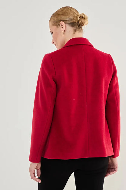 Blazer Mujer de Muflon Rojo