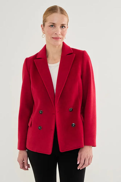 Blazer Mujer de Muflon Rojo