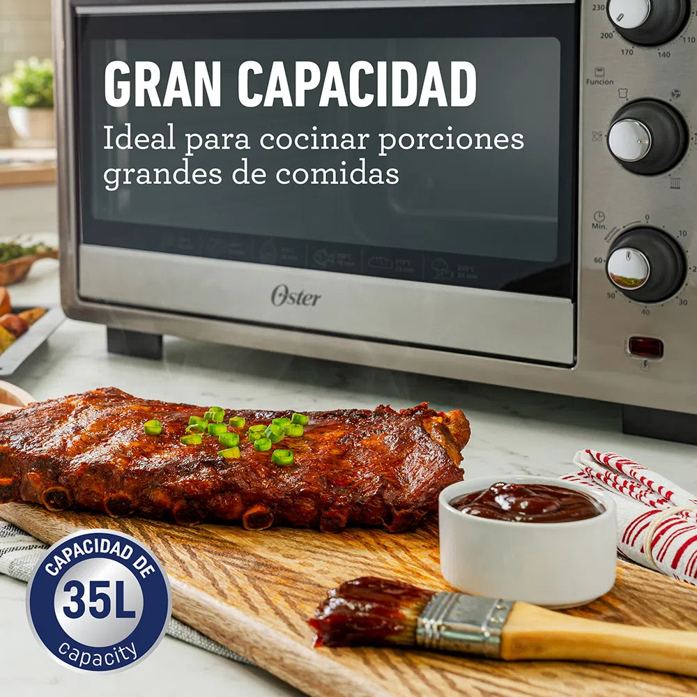 Horno con freidora de aire Oster® de 35L TSSTTVLS35