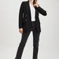 Blazer Mujer Cruzado Negro