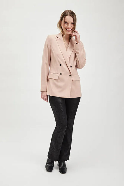 Blazer Mujer Cruzado Beige