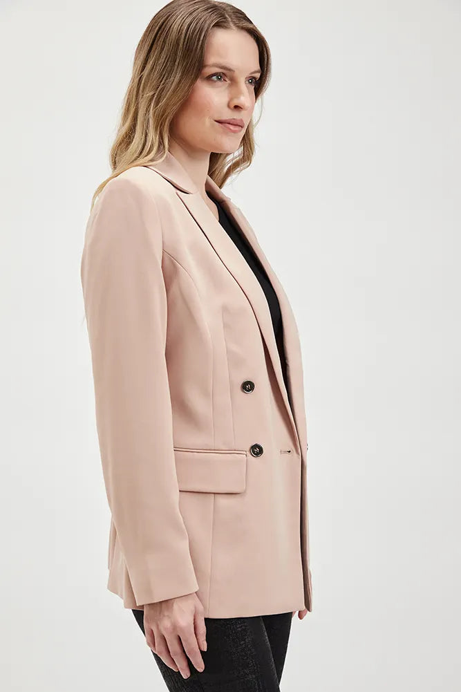 Blazer Mujer Cruzado Beige